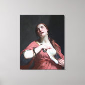 Guido Cagnacci De dood van Cleopatra Canvas Afdruk (Voorkant)
