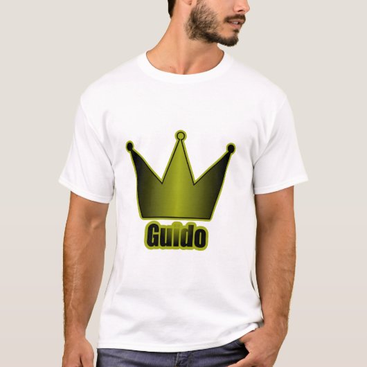 Guido Crown Blue T-shirt (Voorkant)