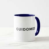 Guido Media Blue Coffee-Mok Mok (Voorkant rechts)