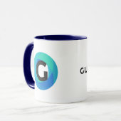 Guido Media Blue Coffee-Mok Mok (Voorkant links)