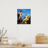 Guido Reni Bacchus en Ariadne Poster (Keuken)