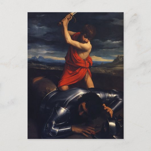 Guido Reni- David en Goliath Briefkaart (Voorkant)