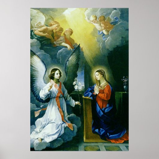 Guido Reni - De aankondiging - 1629 Poster (Voorkant)