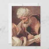Guido Reni - Saint Matthew the Evangelist and an A Kaart (Voorkant)