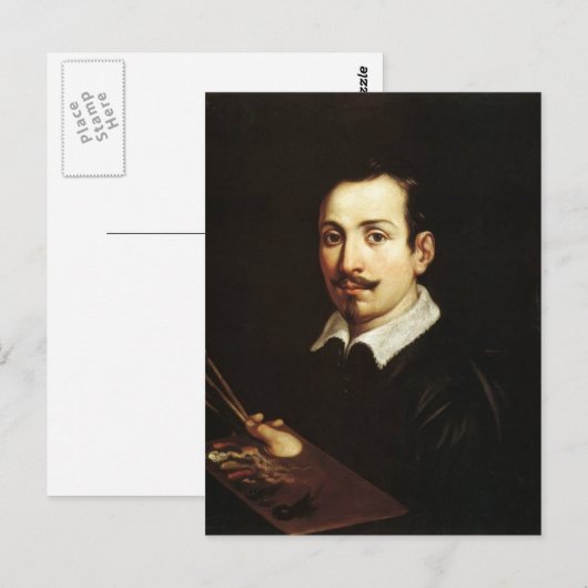 Guido Reni - Self Portret Briefkaart (Voorkant / Achterkant)