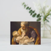 Guido Reni - Sint-Jozef en het Christelijk Kind Briefkaart (Staand voorkant)