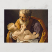 Guido Reni - Sint-Jozef en het Christelijk Kind Briefkaart (Voorkant)