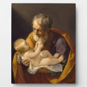 Guido Reni - Sint-Jozef en het Christelijk Kind Fotoplaat (Voorkant)