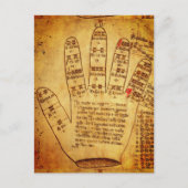 Guidonian Hand (eind 15e eeuw) Briefkaart (Voorkant)