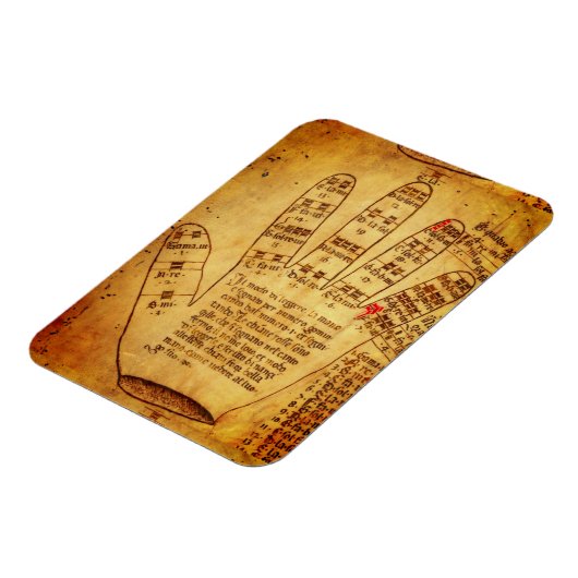 Guidonian Hand (eind 15e eeuw) Magneet (Linkerzijde)