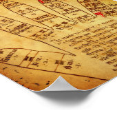 Guidonian Hand (eind 15e eeuw) Poster (Hoek)