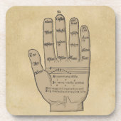 Guidonian Hand, Medieval Music Theory Bier Onderzetter (Voorkant)