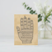 Guidonian Hand, Medieval Music Theory Briefkaart (Staand voorkant)