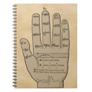 Guidonian Hand, Medieval Music Theory Notitieboek