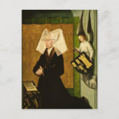 Guigone de Salins, echtgenote van de donor Briefkaart (Voorkant)