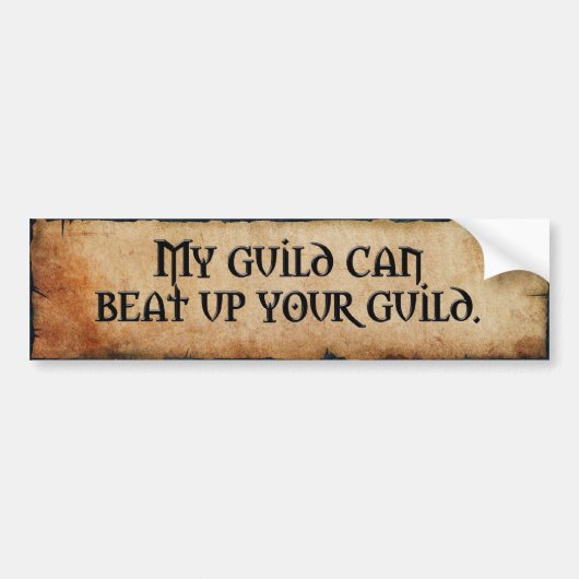 Guild Bumpersticker (Voorkant)