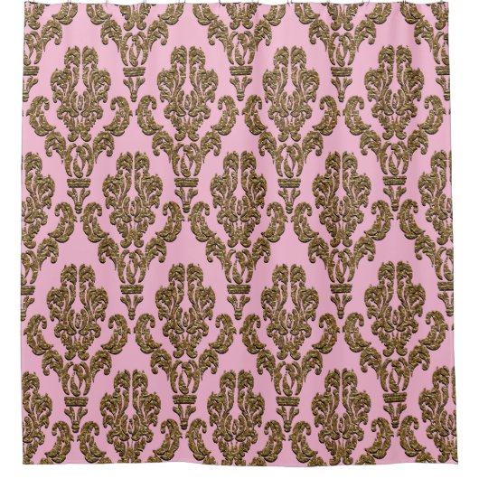 Guildhall Jaspian Ultra Chic Damask Douchegordijn (Voorkant)