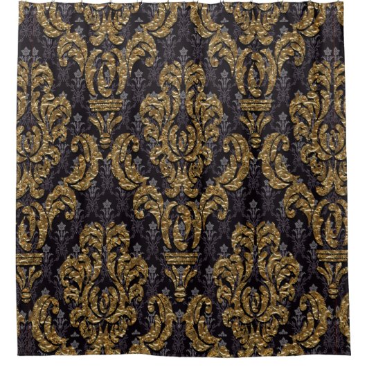 Guildhall Shadow Ultra Chic Damask Douchegordijn (Voorkant)