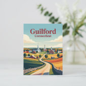 Guilford Connecticut Briefkaart (Staand voorkant)