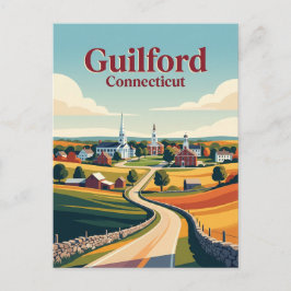 Guilford Connecticut Briefkaart