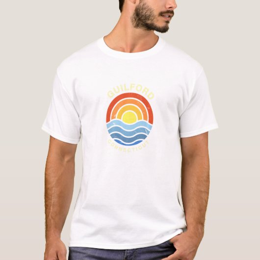 Guilford Connecticut Ct Summer Hammonasset Beach T T-shirt (Voorkant)
