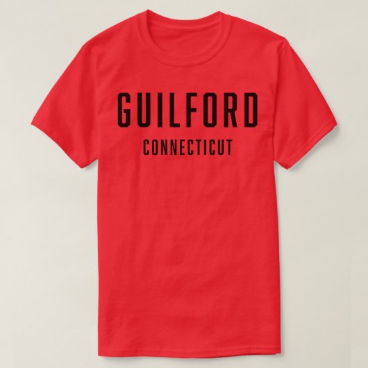 Guilford Connecticut T-shirt (Design voorkant)
