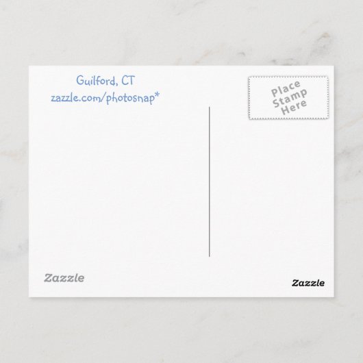 Guilford on Green Post Card Briefkaart (Achterkant)