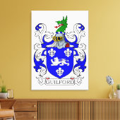Guilford Wapen I Canvas Afdruk (Insitu (Woonkamer))
