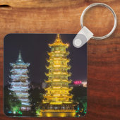 Guilin, China 2 sided Keychain (Achterkant)