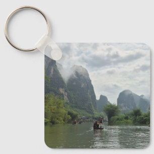 Guilin, China 2-zijdige sleutelhanger