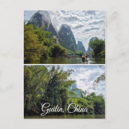 Guilin, China Collage Ansichtkaart Briefkaart