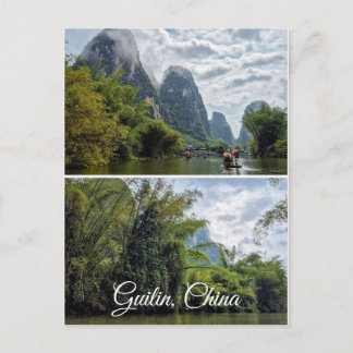 Guilin, China Collage Ansichtkaart Briefkaart