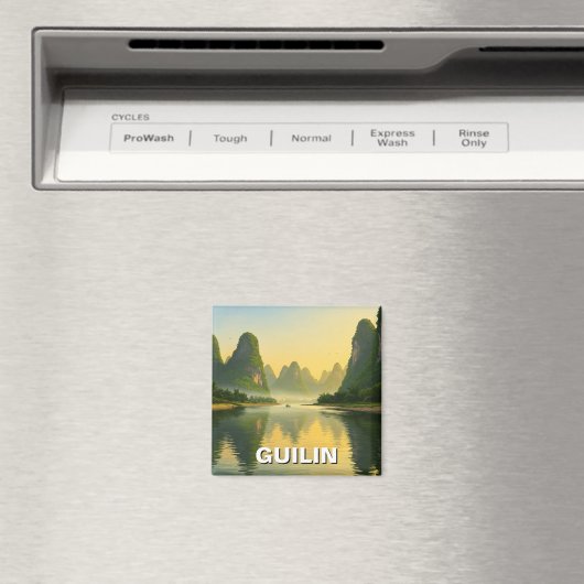 Guilin China Li River Travel Magneet (Insitu (Vaatwasser))