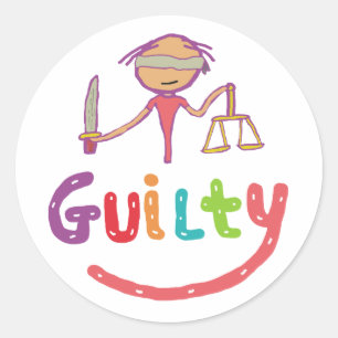 Guiliteit Ronde Sticker