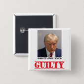 Guiliteit Vierkante Button 5,1 Cm (Voorkant /achterkant)