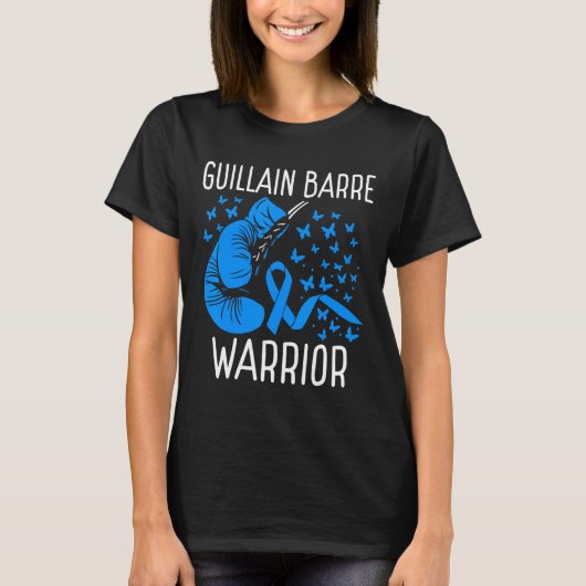 Guillain Barre Awareness Warrior Boxing Handschoen T-shirt (Voorkant)