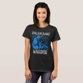 Guillain Barre Awareness Warrior Boxing Handschoen T-shirt (Voorkant volledig)