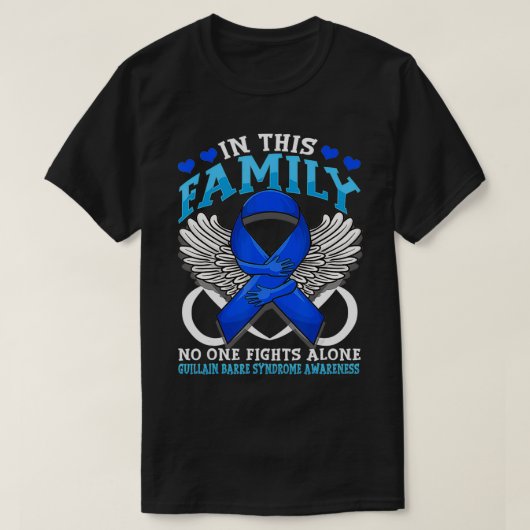Guillain Barre Syndrome Awareness acute polyneurit T-shirt (Design voorkant)