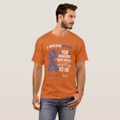 Guillain-Barre Syndrome Awareness Warrior Support  T-shirt (Voorkant volledig)