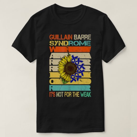 Guillain Barre Syndrome Its Not For The Weak Vinta T-shirt (Design voorkant)