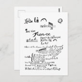 Guillaume Apollinaire, Venu de Dieuze Briefkaart (Voorkant / Achterkant)