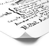 Guillaume Apollinaire, Venu de Dieuze Poster (Hoek)