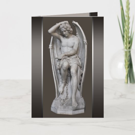 Guillaume Geefs Lucifer CC0284 Wenskaart Kaart (Voorkant)