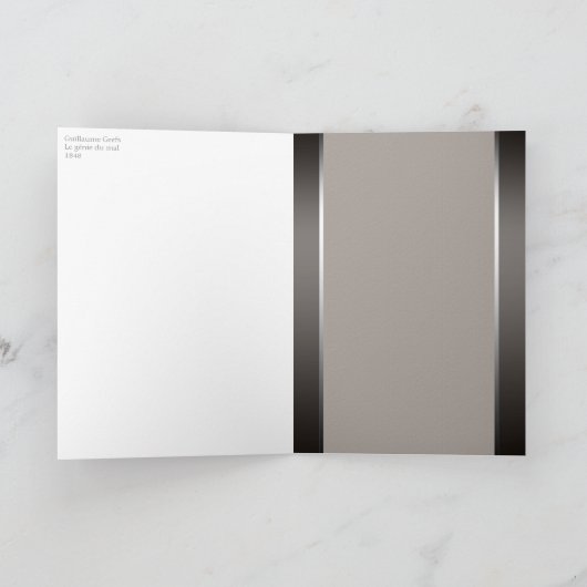 Guillaume Geefs Lucifer CC0284 Wenskaart Kaart (Binnen)