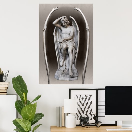 Guillaume Geefs Lucifer CC0286 Poster 36 in 91 cm (Thuiskantoor)