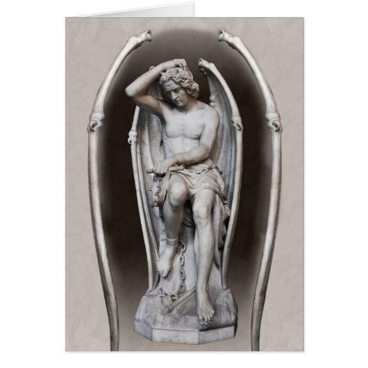 Guillaume Geefs Lucifer CC0287 Folded Card (Voorkant)
