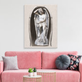 Guillaume Geefs Lucifer CC0288 24-inch 61 cm Canvas Afdruk (Insitu (Woonkamer))