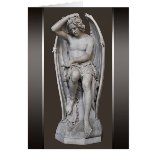 Guillaume Geefs Lucifer sculpture CC0930-kaart (Voorkant)