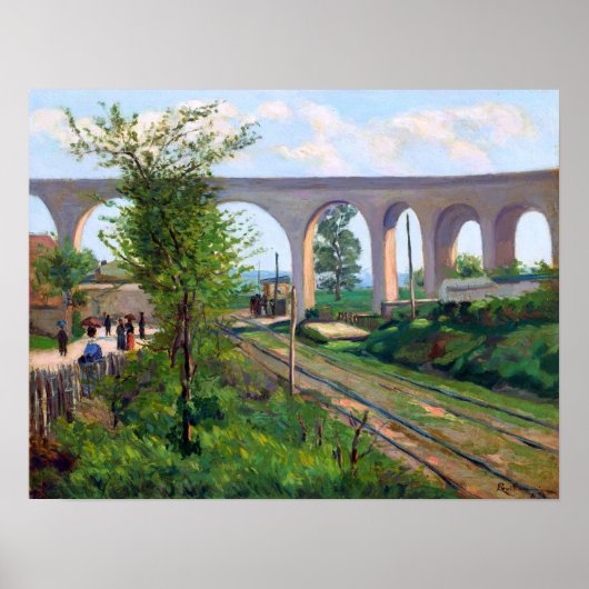 Guillaumin - Arcueil aqueduct at Sceaux Railroad Poster (Voorkant)