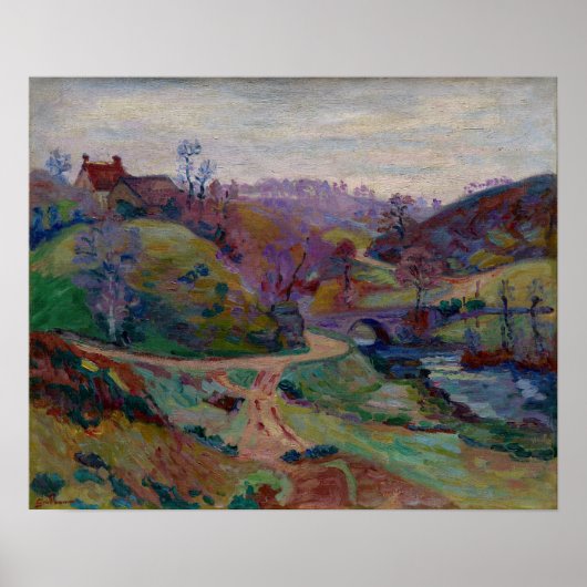 Guillaumin - Crozant Pont Charraud Poster (Voorkant)